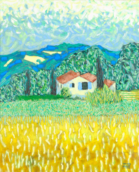 The house at Puymeras (2004) | oil painting – 60x50cm – #79453