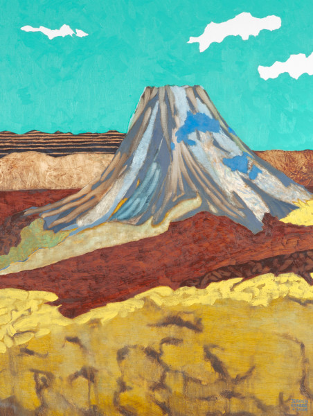 Mount Ngauruhoe, Tongariro, New Zealand (2006) | oil painting – 70x90cm – #79534