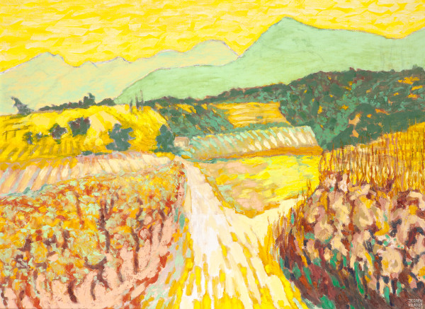 Chemin des Granges near Puymeras, Provence (2013) | oil painting – 80x60cm – #79663